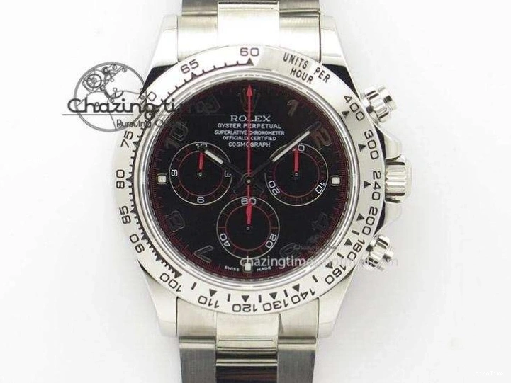 MiroTime 0517 Daytona 116518 TWF 1:1 Best Edition 904L Steel Black Gold Dial on Oysterflex Strap A Comfortable 2422